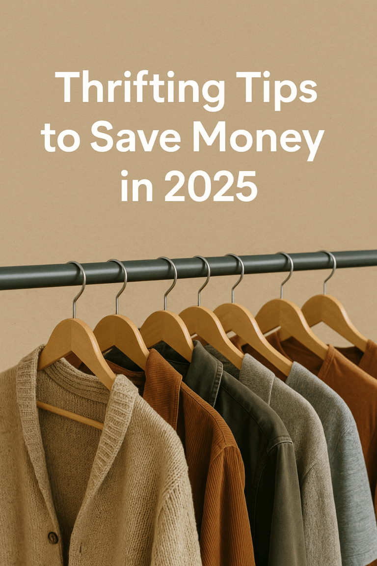 Thrifting tips to save money in 2020.
